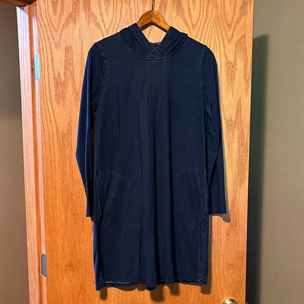 J. Jill Navy Blue Long Sleeve Dress